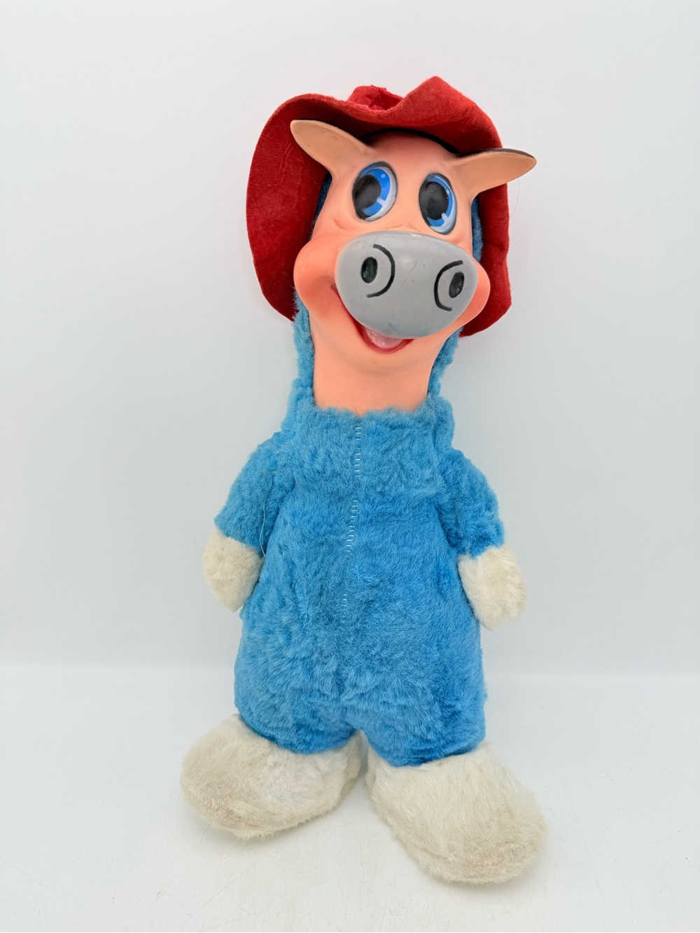 vintage 1959 Knickerbocker Toy Co. Quick Draw McGraw rubber face
